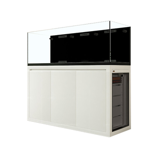 韵海海水缸超白底滤鱼缸TR60超薄溢流CR90海缸120合金底柜珊瑚缸