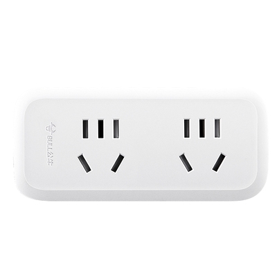 公牛插头转换器竖向多二变三分