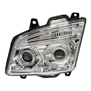 适用解放jh6大灯总成LED改装双透镜防水原车led大灯 超量聚光