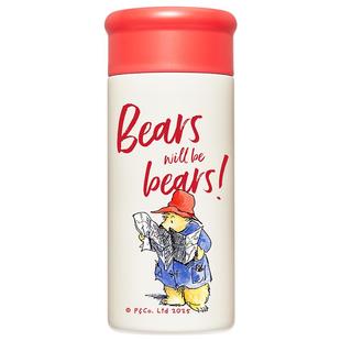 帕丁顿熊保温杯女生便携迷你小水杯316不锈钢口袋杯新款小巧杯子