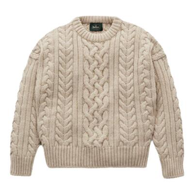 【现货】韩国小众thebarnnet通勤纯色套头麻花针织衫八奶家毛衣女