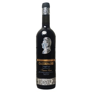 俄罗斯进口斯大林红酒葡萄酒萨佩拉维干红阿拉扎尼半甜格鲁吉亚产