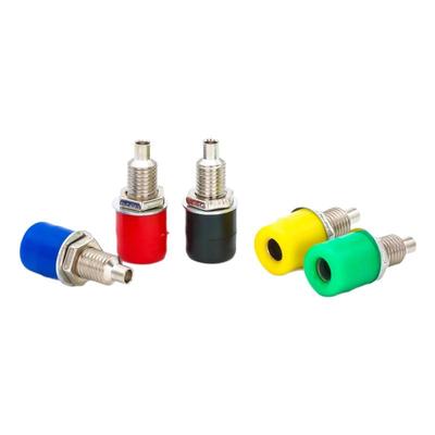 开孔8mm铜接线柱/4mm香蕉插座面板安装开孔端子测试仪表香蕉头