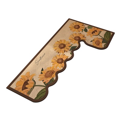 厨房专用地垫家用耐脏防滑防油可擦免洗L型地毯吸水吸油速干脚垫