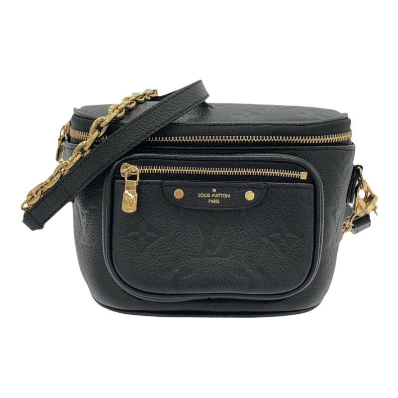 中古LV老花MiniBumbag95新女包