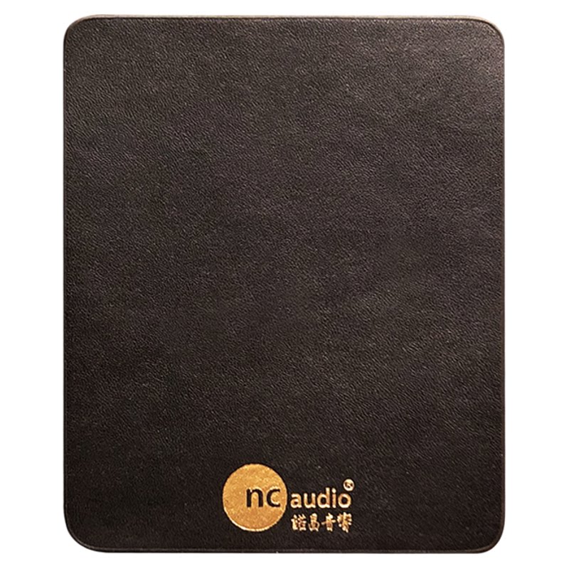 诺昌音响纯牛皮CD黑胶压镇保护垫CD机黑胶唱机真皮保护垫镭射转盘