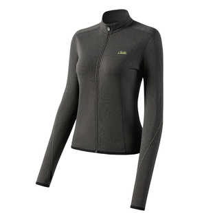 361加绒瑜伽服外套2026冬季新款女士健身服跑步保暖运动上衣长袖