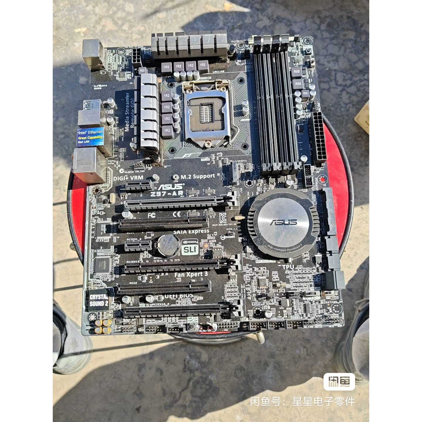 议价华硕Z97AR支持4代I5I71150处理器4槽可维修
