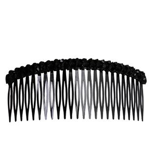 水晶发梳女2026新款高端倒插梳发夹前额刘海碎发卡高级感女士发饰