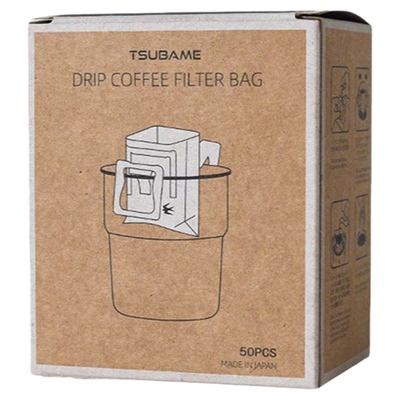 日本进口燕印挂耳咖啡粉过滤袋可封口手冲一次性冲煮分装滤纸包