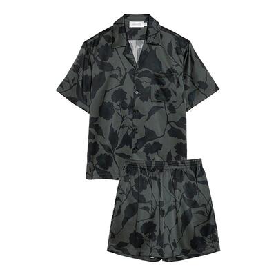 manito桑蚕丝睡衣套装