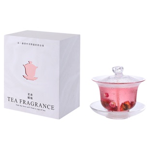 《一盏玫瑰花茶香薰蜡烛》生日礼物送女生朋友闺蜜爱人实用的有心