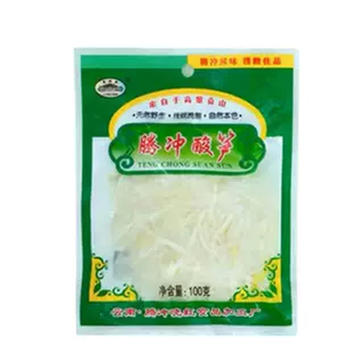 栗树园酸笋云南腾冲特产小包装傣族酸笋丝傣味酸笋臭笋竹笋丝酸爽