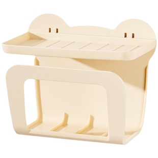 湿纸巾收纳盒免打孔卫生间壁挂收纳盒厨房倒挂抽纸盒擦手纸置物架