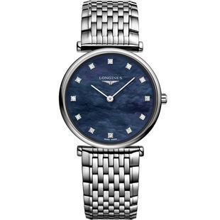 Longines浪琴官方正品嘉岚系列女士石英表瑞士手表女彩盘