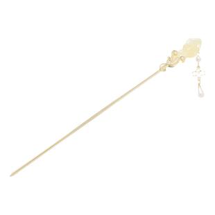 祥云玉如意古风流苏发簪女步摇高级感后脑勺盘发簪子中式发钗配饰