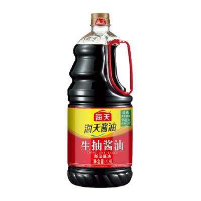 海天生抽酱油家庭装酱油1.9L