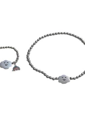 可爱小云朵925纯银可爱手链