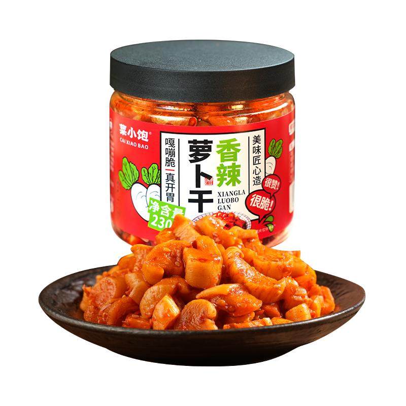 菜小饱萝卜干麻辣香辣高山脆辣