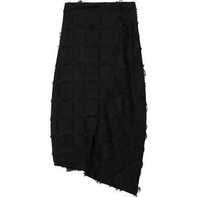 WELKIN&WZWJ时尚中长款A字包臀裙