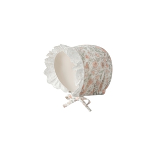 【商场同款】英氏婴幼帽子夏季女宝宝可爱凉感抑菌法式婴儿贴面帽