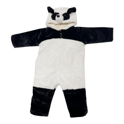 小熊熊猫宝宝连体衣卡通睡衣冬装