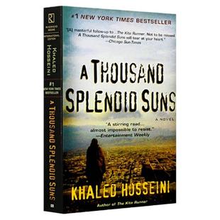 灿烂千阳 英文原版小说 追风筝的人作者 A Thousand Splendid Suns 胡赛尼 阿富汗女性长篇小说 搭The Kite Runner 萤火虫小巷