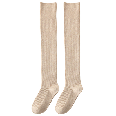 本度羊毛过膝长筒袜保暖加厚