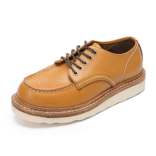 升级875D低帮手工鞋缝线鞋1907工装鞋大头牛皮厚底男鞋情侣款