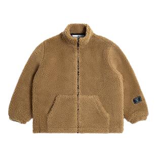 【陈瑶同款】CalledBack羊毛外套女秋冬新款宽松廓形立领上衣