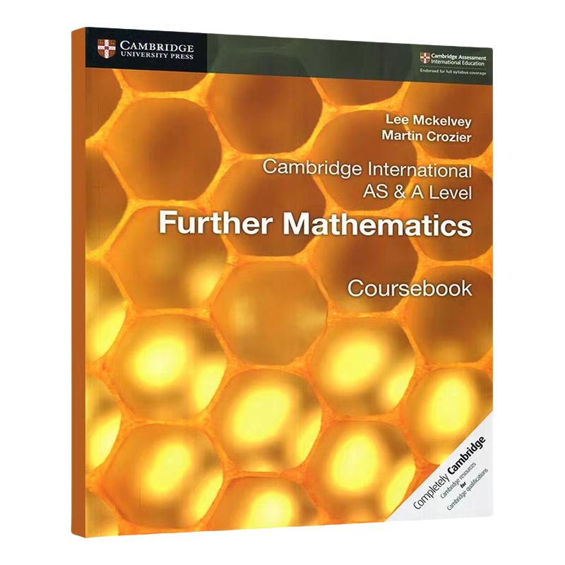 现货原版 Cambridge International AS&A Level Further Mathematics Coursebook 高等数学课本 剑桥全英文进口教材