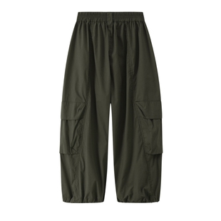 【轻户外运动】ei童装儿童宽松工装裤新款街舞伞兵裤女童裤子童裤