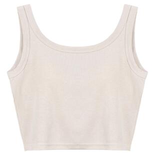 大洪洪【小美好】春款隐形杯垫背心女包副乳打底吊带美背文胸上衣