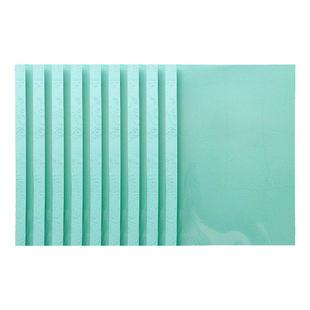 书昶浅蓝热熔封套A4胶装封套热熔装订用塑料封皮标书合同文件封面档案书籍装订封面1-50MM /10个装