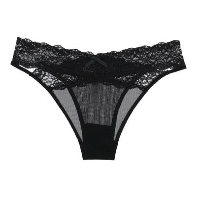 六只兔子内裤性感蕾丝网纱丁字裤