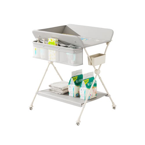 【自营】M-Castle慕卡索尿布台婴儿护理台换尿布操作台可调高静音