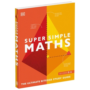 超级简单数学 英文原版 Super Simple Maths 科普读物 儿童STEM创新思维培养读物 介绍数学概念 英文版 进口英语书籍