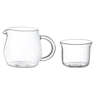 霜山手冲咖啡壶加厚耐热高硼硅玻璃咖啡杯分享壶家用泡茶壶手冲壶