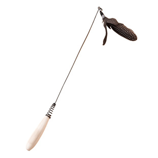 CFA赛级逗猫棒猫咪玩具小飞虫羽毛替换头耐抓咬幼猫用品自嗨解闷