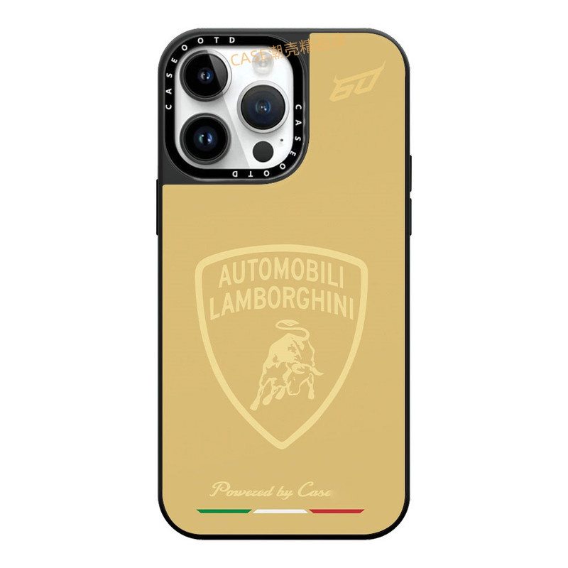 CASEOOTD任嘉伦同款兰博基尼标适用于苹果17pro手机壳iPhone17 16Pro Max12 13 14 15Pro/plus air防摔保护套