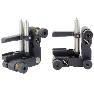 俯仰摆动方形光学调整架矩形反射镜安装支架二维可调柱透镜固定架