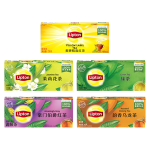 立顿红茶茶包冷泡茶茉莉花茶绿茶