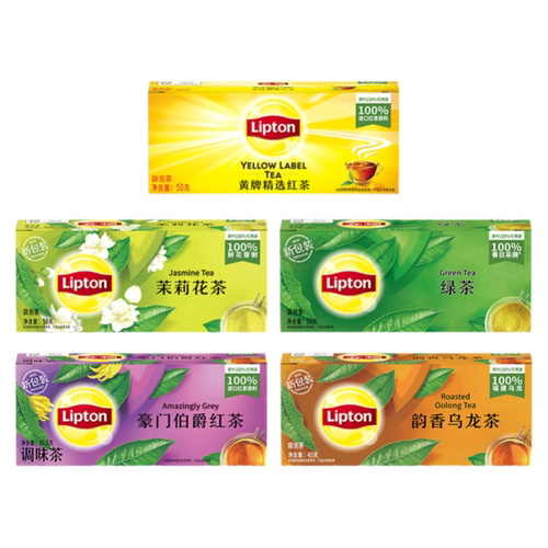 立顿红茶绿茶茉莉花乌龙茶叶独立花草茶酒店企业商用提神袋泡茶