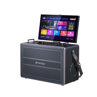 山水E81户外K歌音响一体机广场舞音箱带显示屏卡拉ok机家用点歌机