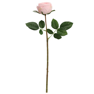 花仙子家居 保湿手感玫瑰花仿真花单支假花装饰 欧式客厅插瓶摆件