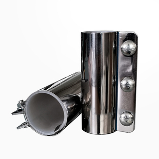 不锈钢管道连接器 接管器 圆接管夹 卡箍 中央供料系统管夹配件