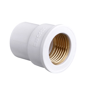 联塑内丝直通PVC给水管配件接头管件塑料20四分25六分内牙螺纹6分