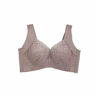 新款珠密琪6192薄款BC杯收副乳无钢圈文胸石墨烯减压舒适聚拢内衣