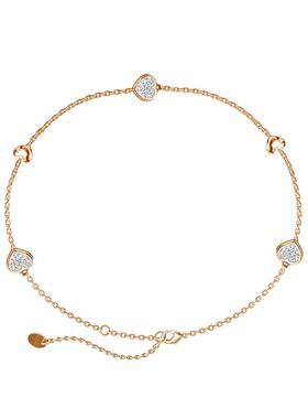 SAGA心形手链时尚轻奢首饰送女友送老婆礼物