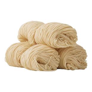 港式手工竹升面高品质小麦粉非油炸淮山面菠菜香菜儿童鸡蛋细面